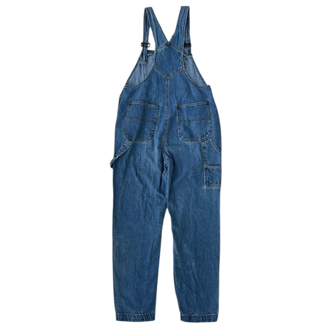 Winie The Pooh Embroidered Front Mid Wash Denim Dungarees