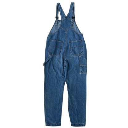 Winie The Pooh Embroidered Front Mid Wash Denim Dungarees