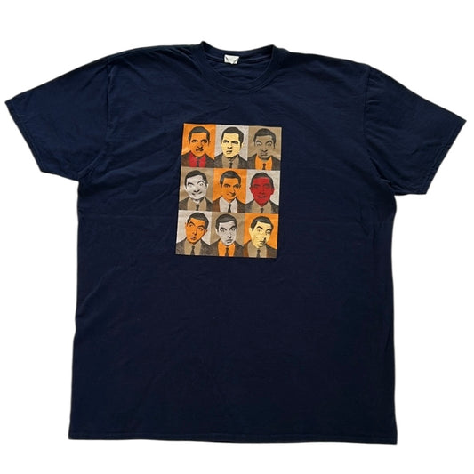 Vintage Mr. Bean Navy Graphic Tshirt (100% Cotton)