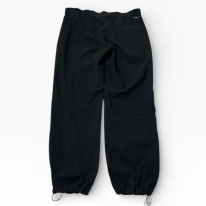 Adidas Baggy fit nlack embroidery logo button & Zip up adjustable track pants