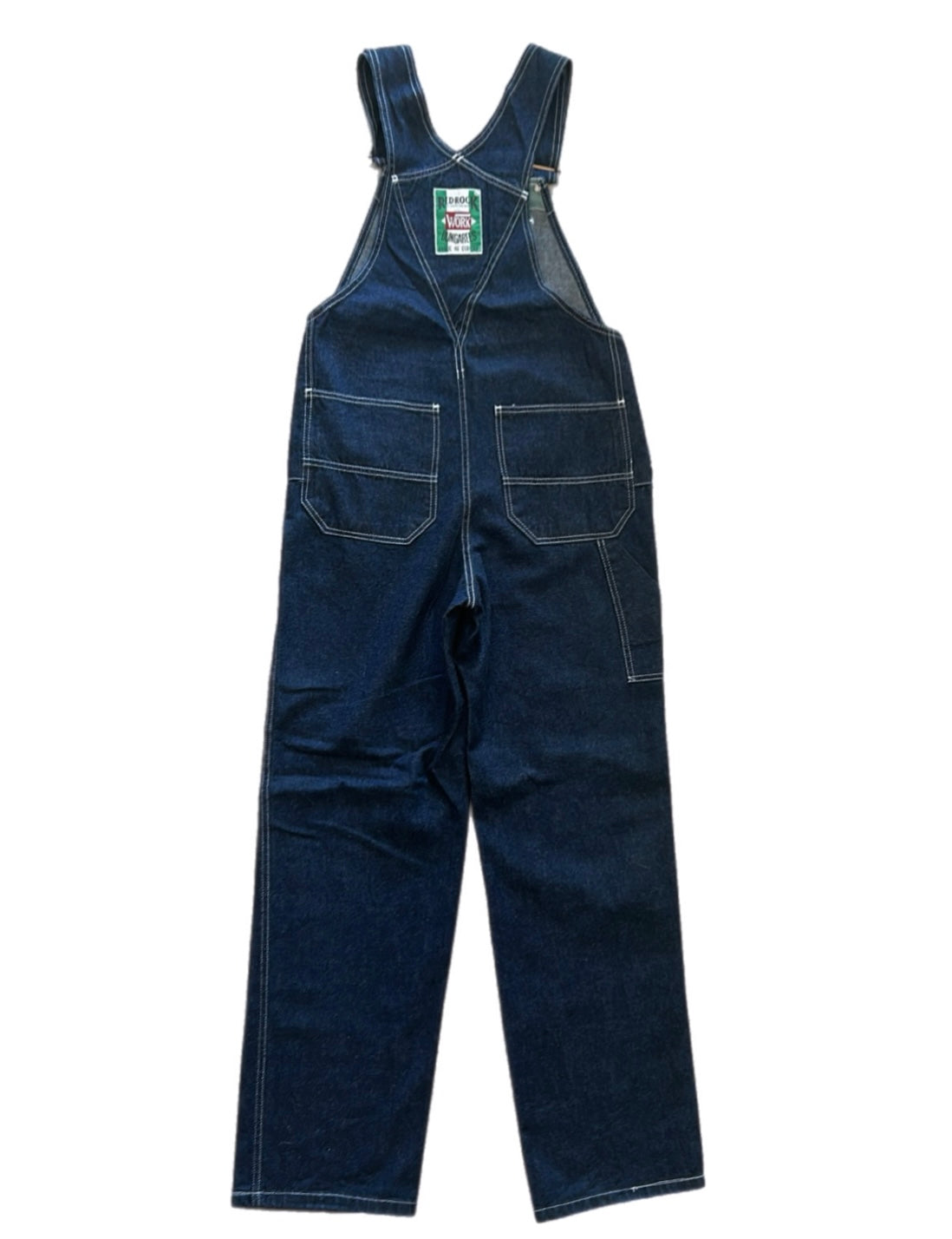 Vintage Red Rock Dark Wash Dungarees