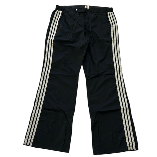 ADIDAS Nylon Wide-Leg Pants (Zip + Button)