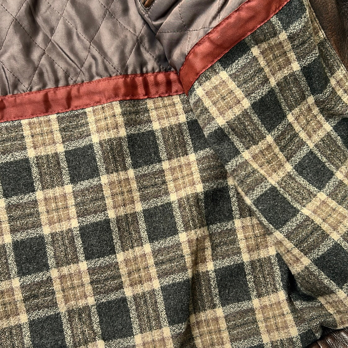 Vintage Urban Cowboy Aged Style Brown Leather Jacket