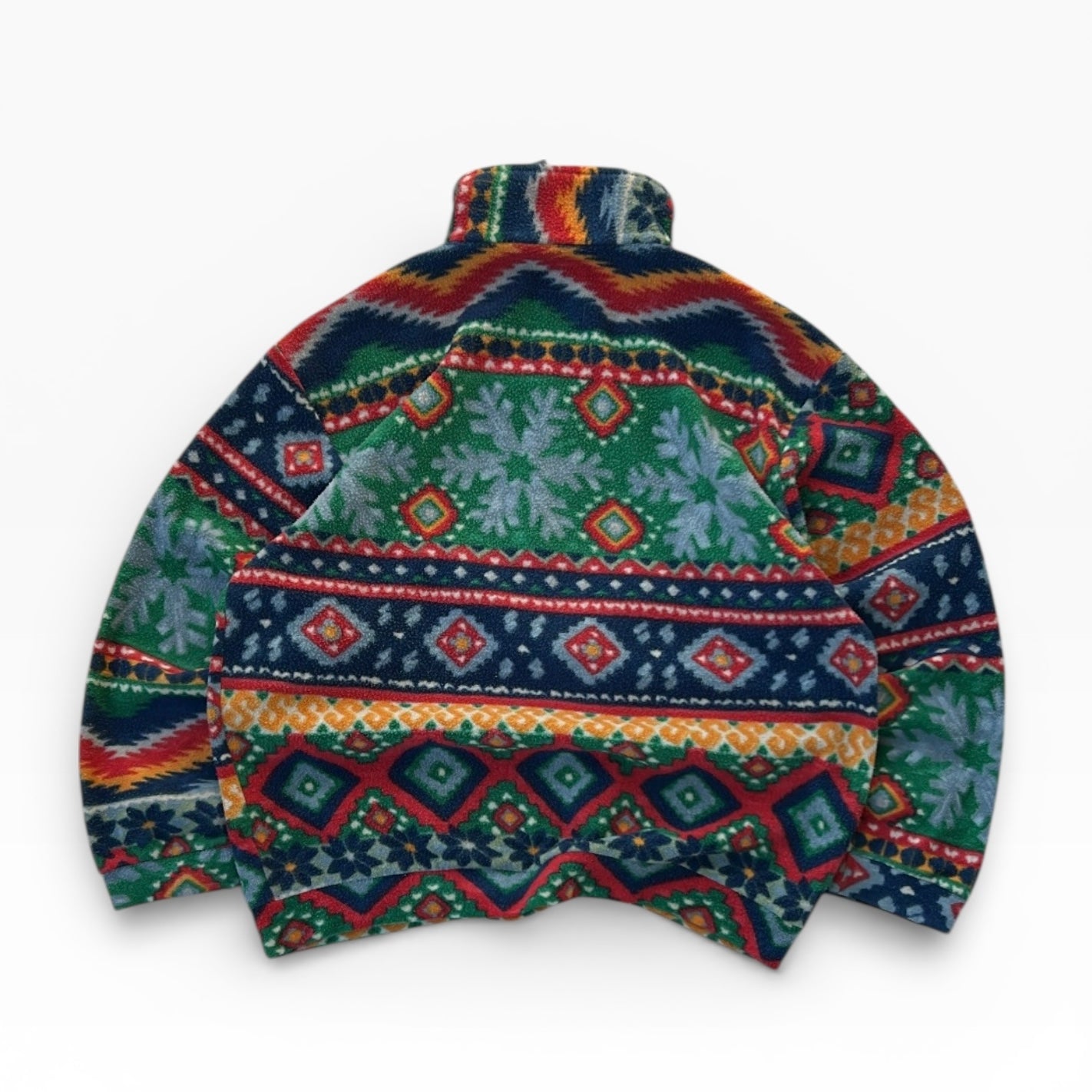 Vintage Quibos 1/4 Zip Colourful Fleece