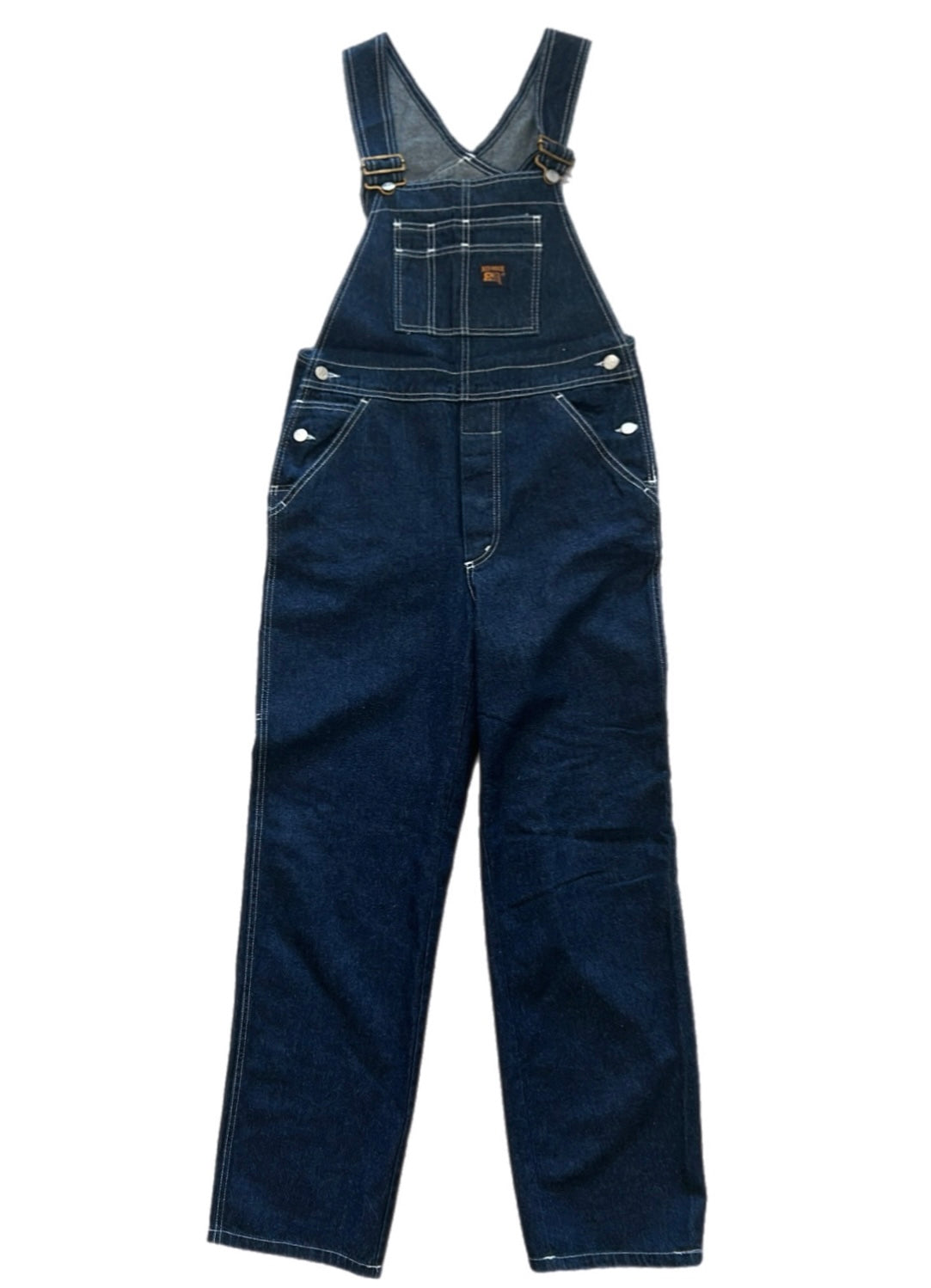 Vintage Red Rock Dark Wash Dungarees