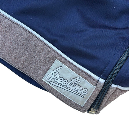 Vintage Reebok Navy Track Jacket With Embroidered Logo
