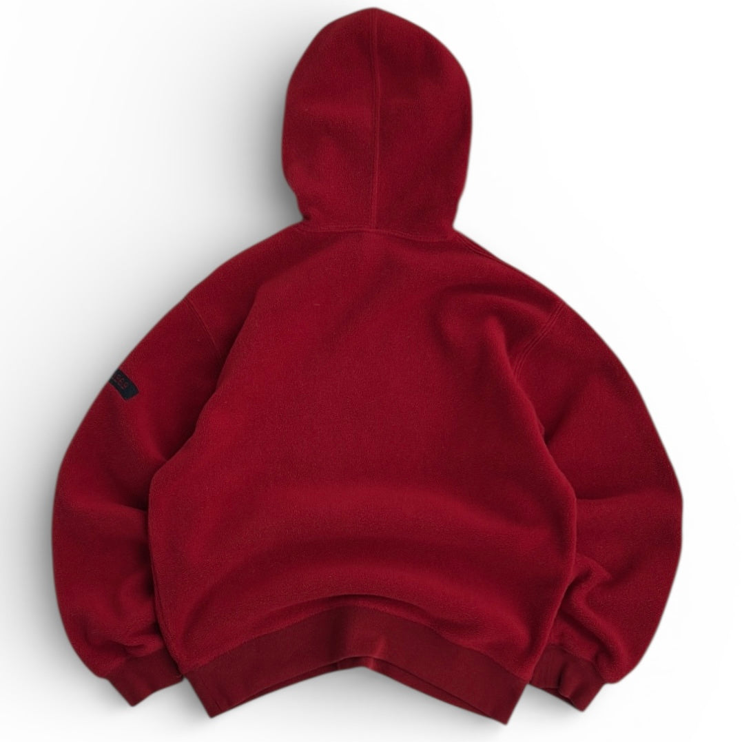 GAP Vintage Hot Red Fleece Hoodie