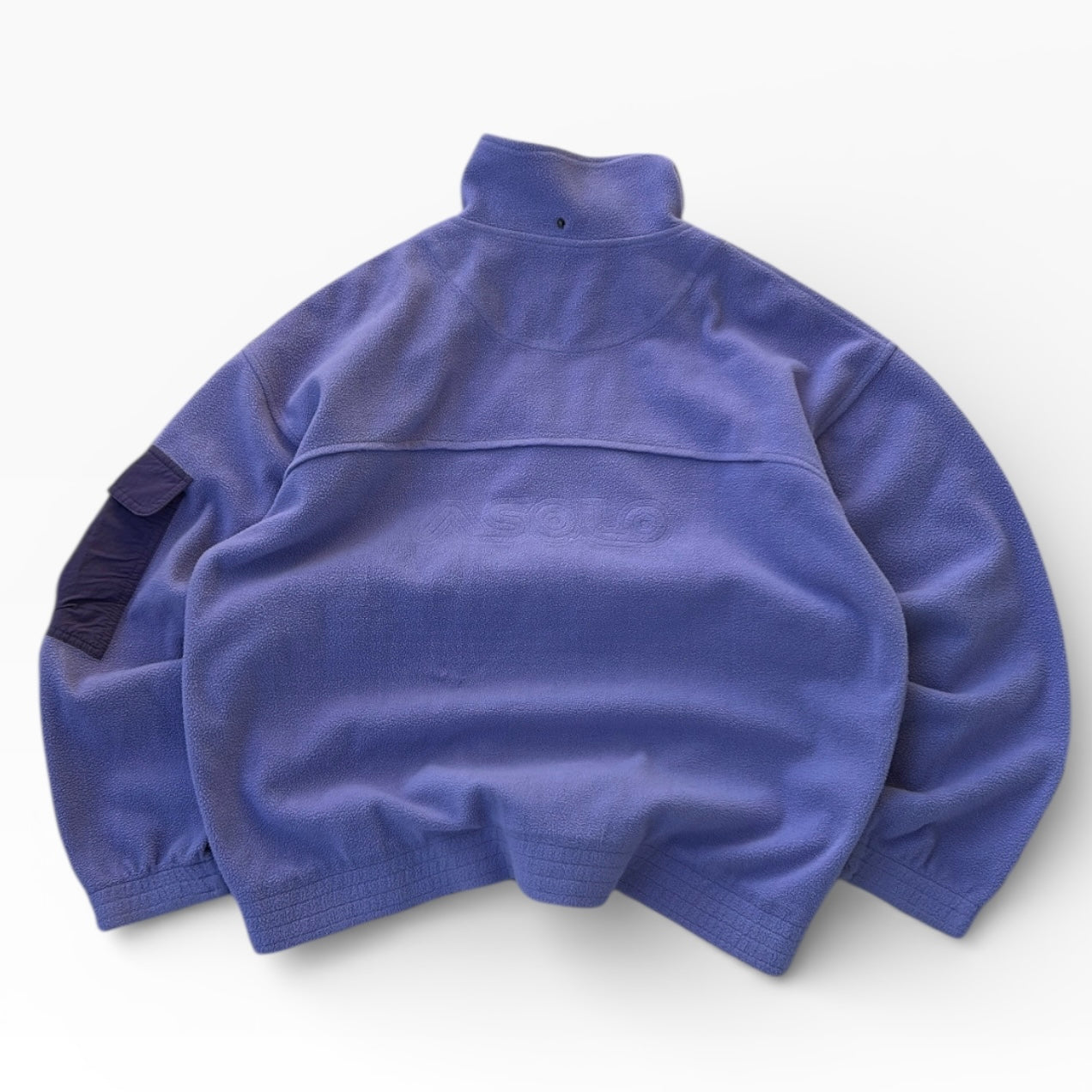 Vintage Asolo Lilac & Purple Full Zip Fleece Jacket with Removable hoodie