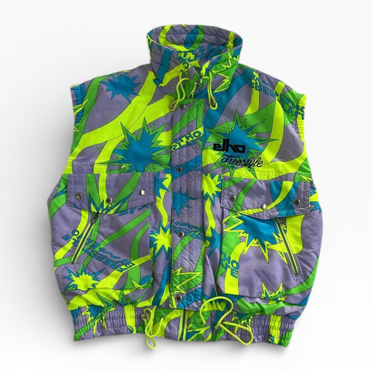 Elho Freestyle Full Zip Patterned Vest Adjustable Jacket