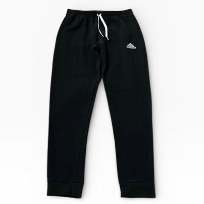 Adidas Black Adjustable Joggers with embroidered logo