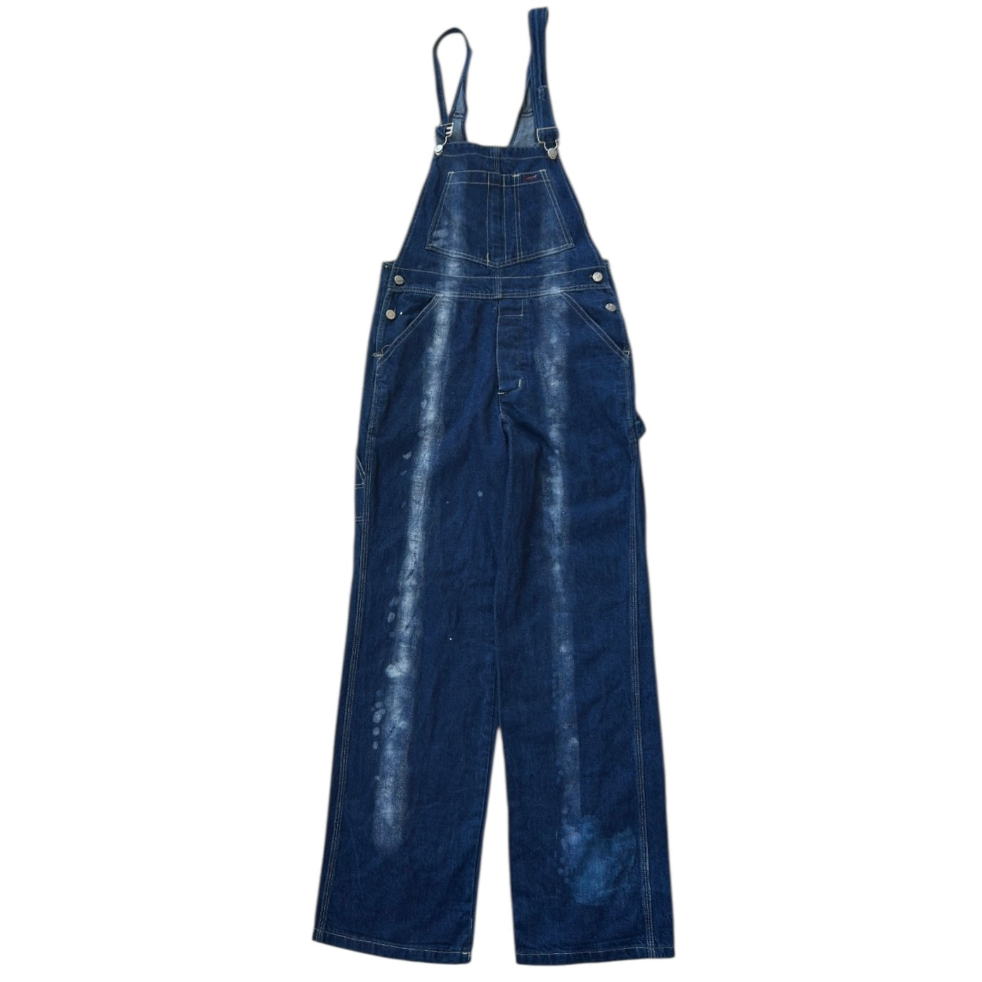 Grass Coper Dark Wash Denim Dungarees