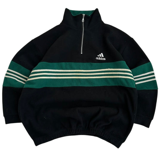 Adidas 1/4 Zip Black Fleece (Fake)