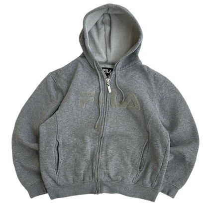 Fila Full Zip Hooded Grey Jacket