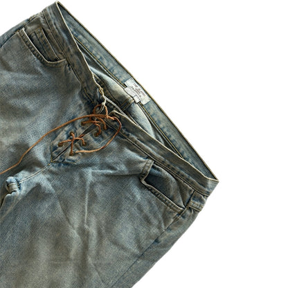 2000s Front-Tie Cabana Jeans