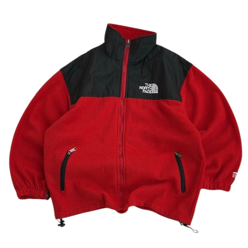The North Face Denali Red x Black Fleece AdjustableJacket (Fake)