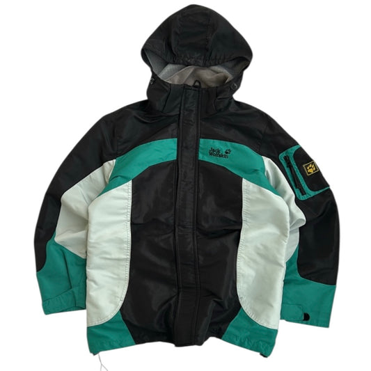 Jack Wholfskin Full Zip Adjustable Jacket With removable Hoodie