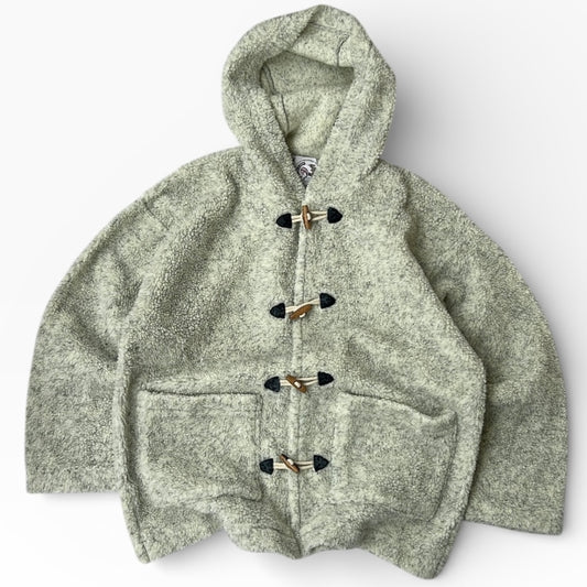 Arthour & Duff Beige Shearling Fuzzy Jacket