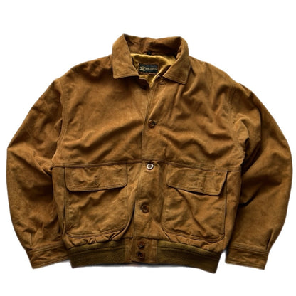 Suede Bomber Fit Jacket