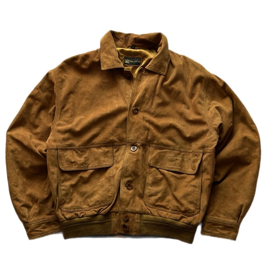 Suede Bomber Fit Jacket