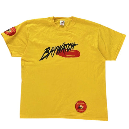 Fruit Of The Loom Baywatch Embroidery Stamp Graphic Tshirt (100% Heavy Cotton)