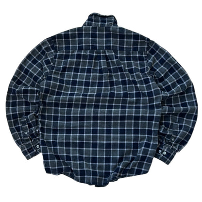Vintage Charles Wilson Blue & Grey Flannel OverShirt