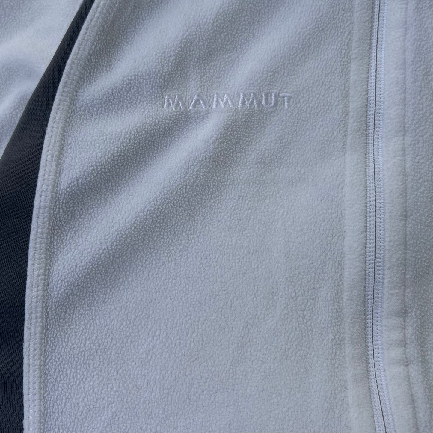 Mammut White & Grey Fleece Full Zip Jacket