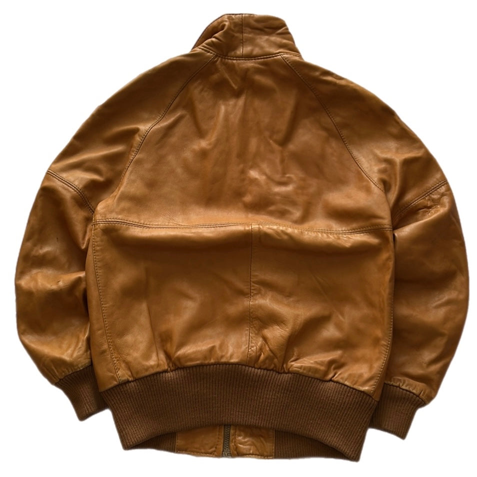 Leather Bomber Jacket