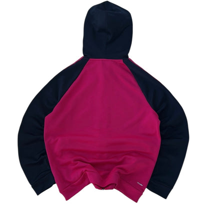 Adidas Vintage Hooded Hot Pink Zip-Up Jacket