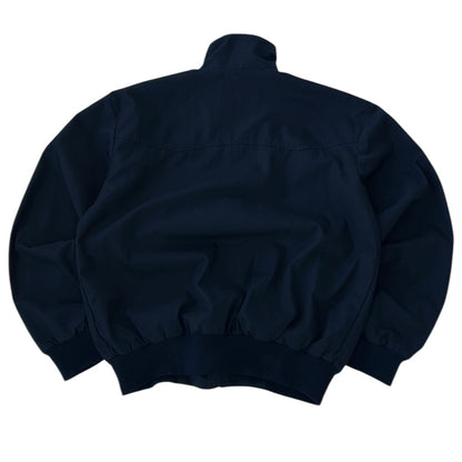 Classic Black Harrington Jacket with Tartan Lining
