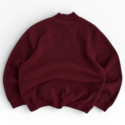 Champion Varsity style fuzzy Full Zip Fleece Jacket