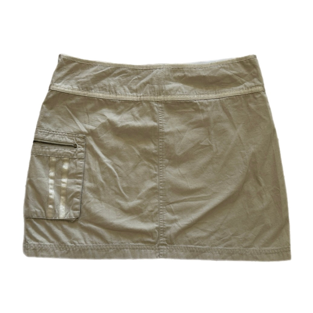 Beige 90s Mini Skirt