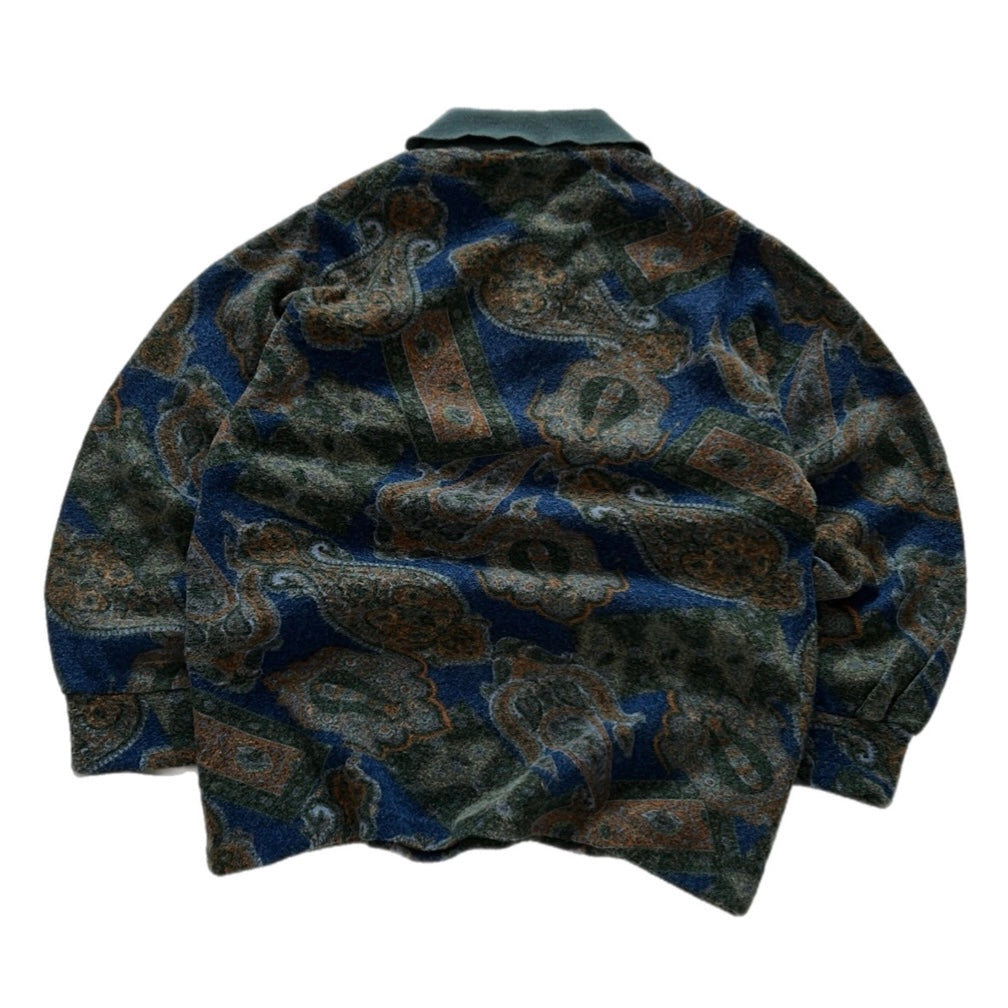 Vintage 1/4 Button-Up Fleece Shirt
