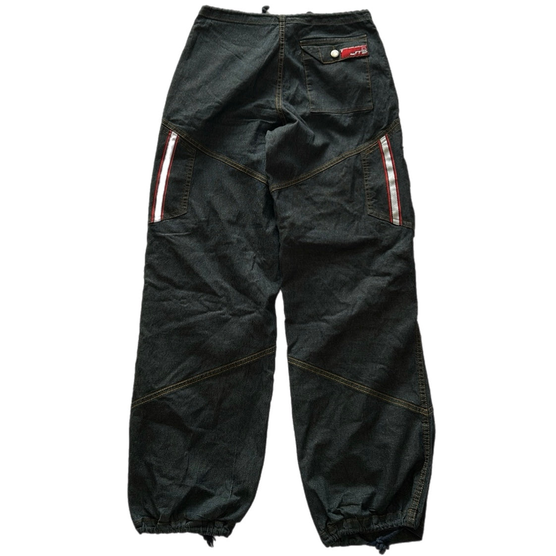 Adjustable Dark Wash Pants
