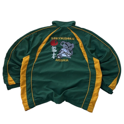 Vintage Shell Jacket with Embroidery “Shinkyokushinkai Australia”