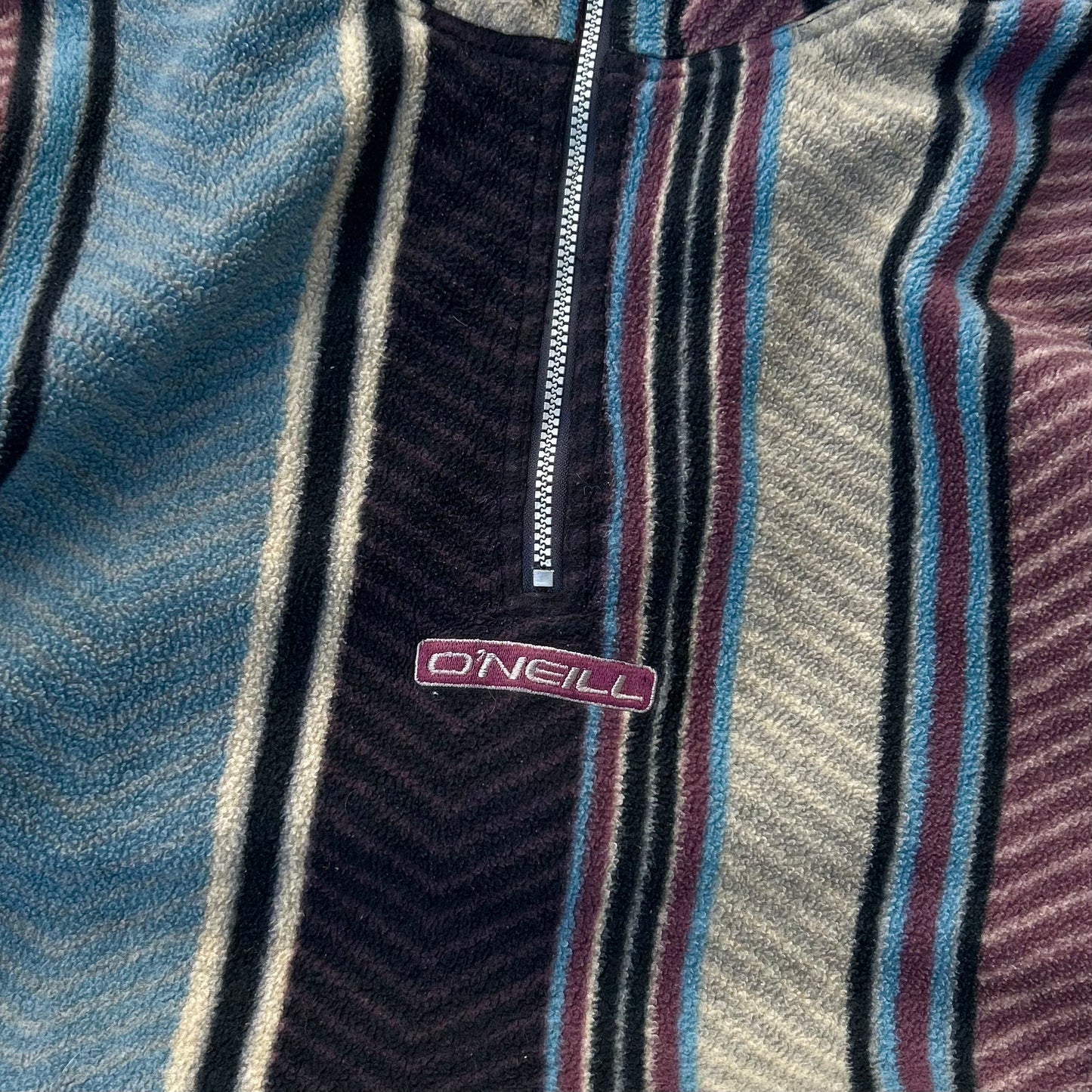ONEILL 1/4 Zip Patterned Fall tones Fleece
