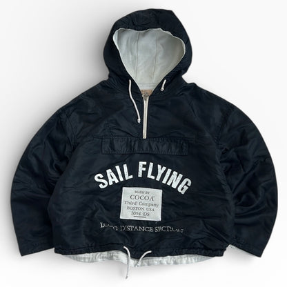 Sail Flying 1/4 Zip Hooded Adjustable Overshirt