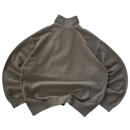 Vintage North Sails 1/4 Zip Beige x Navy Collar details Fleece