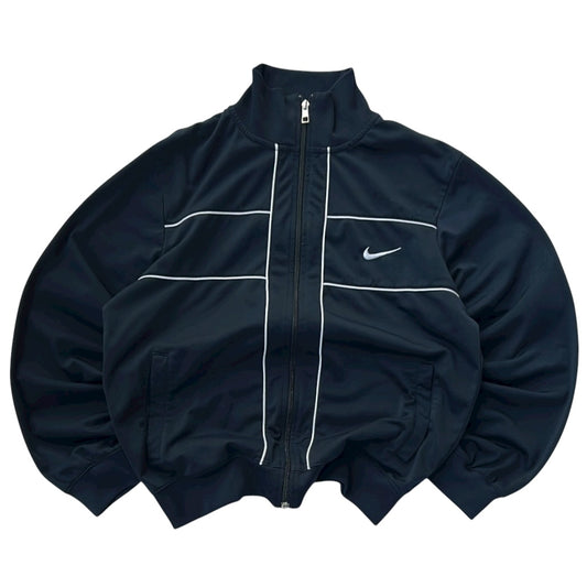 Nike Navy Embroidered Logo Track Jacket