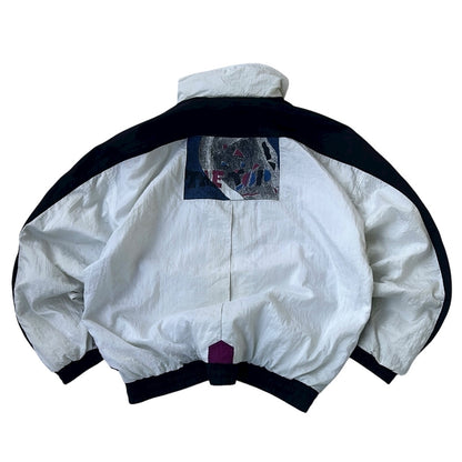 Vintage Puma Multicoloured Shell Full Zip Jacket
