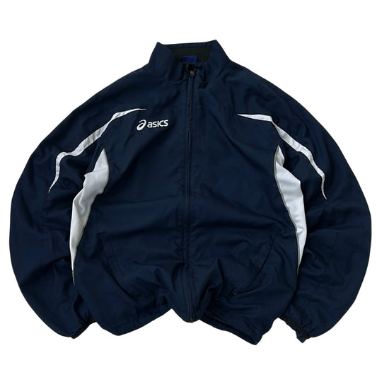 Asics Navy x White Full Zip AdjustableTrack Jacket