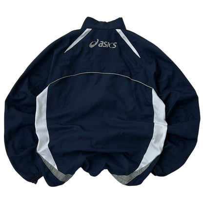 Asics Navy x White Full Zip AdjustableTrack Jacket