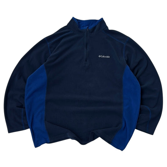 Columbia 1/4 Zip Navy x Blue Fleece