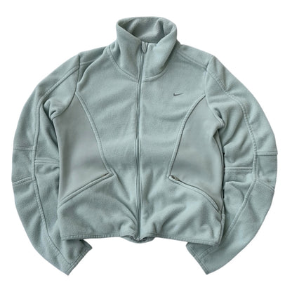 Nike Baby Blue Embroidery Logo Fleece Full Zip Jacket