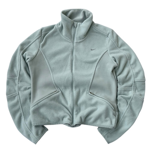 Nike Baby Blue Embroidery Logo Fleece Full Zip Jacket