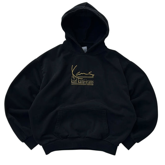 Karl Kani-Jeans Black Boxy Hoodie