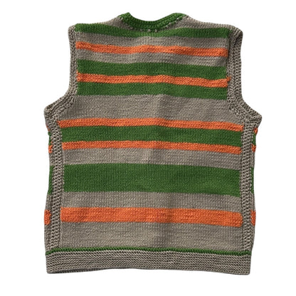 Knitted Button Up Vest Top