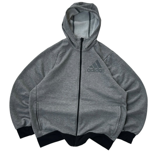 Adidas Prime Grey Hooded Full Zip Jacket