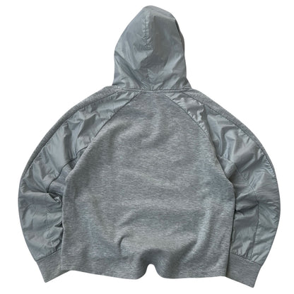 Puma Grey Multi Material Hoodie