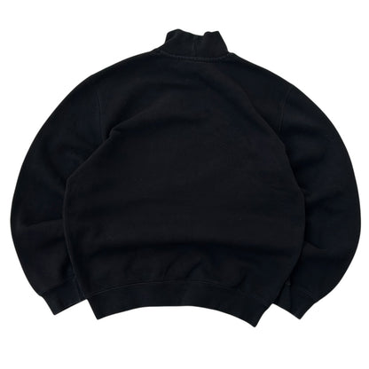 Champion Black Logo Turtleneck Sweatshirt