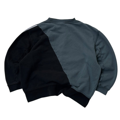 Adidas Grey x Black Sweatshirt With Embroidered Logo